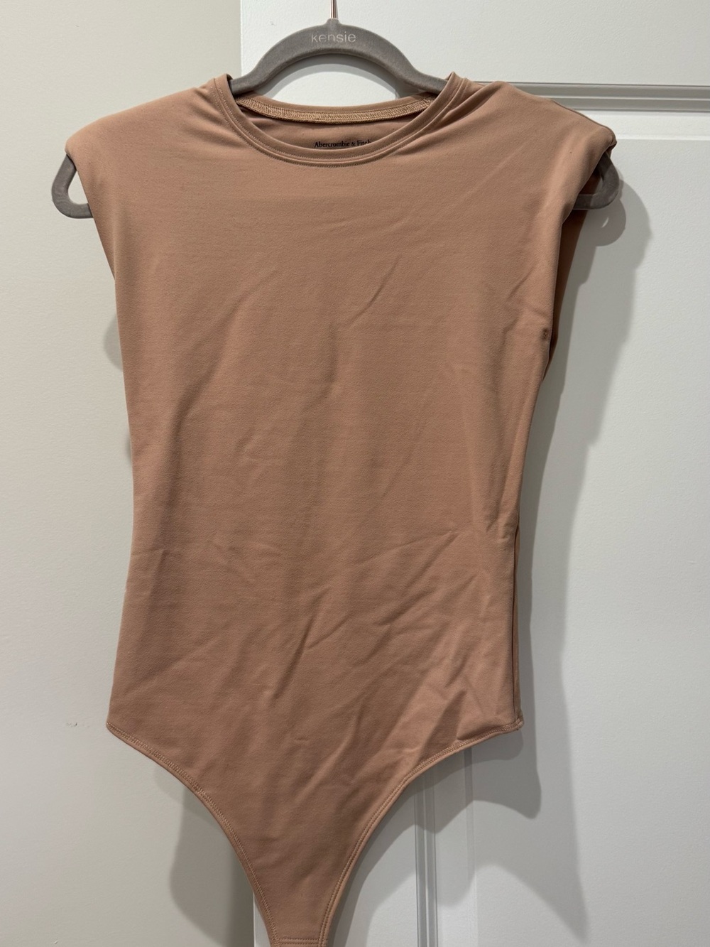Abercrombie & Fitch Mauve Nude Sleeveless Bodysuit